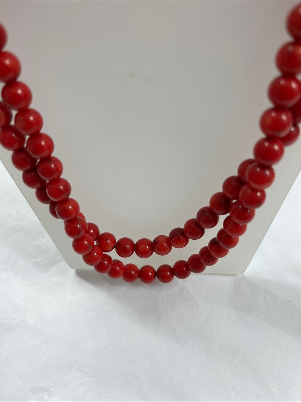 Red Stone Choker - Picture 2 of 7